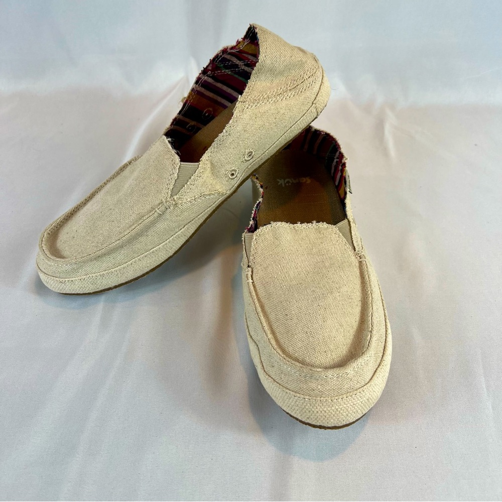 Sanuk Women’s Twinny ST Slip-on Natural Size 9.5